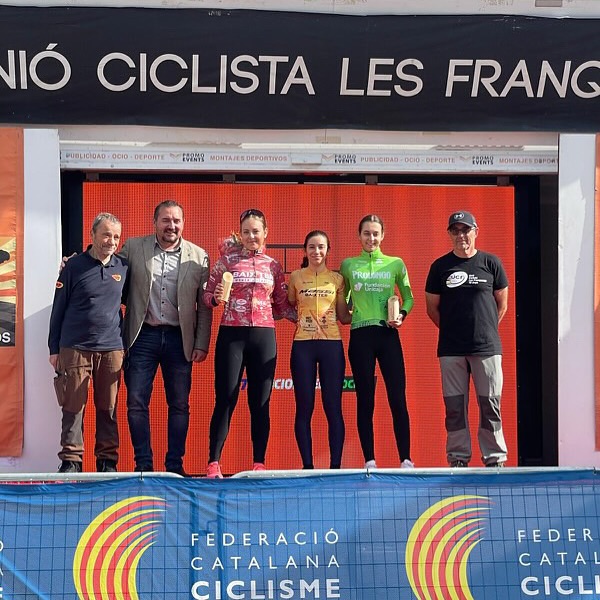 El Pelotón Javier Zaera y Laia Bosch completan un fin de semana perfecto en Les Franqueses podio-fem-franqueses 2025