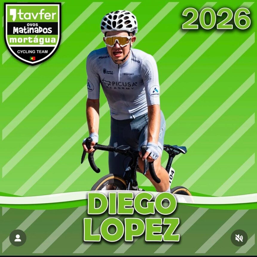 El Pelotón El santiagués Diego López pasa desde Picusa Academy al pelotón profesional Diego López Picusa Academy Tavfer Ovos Matinados Mortagua