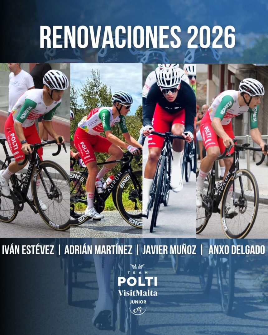 Polti VisitMalta U19 Adrián Martínez Iván Estévez Javi Muñoz Anxo Delgado