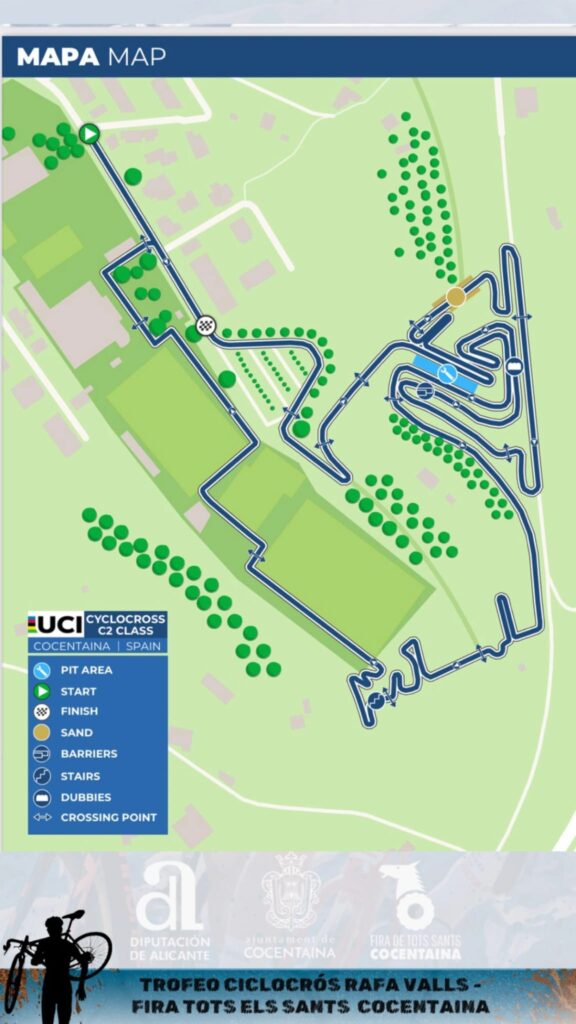 Mapa Trofeo CX Rafa Valls Cocentaina