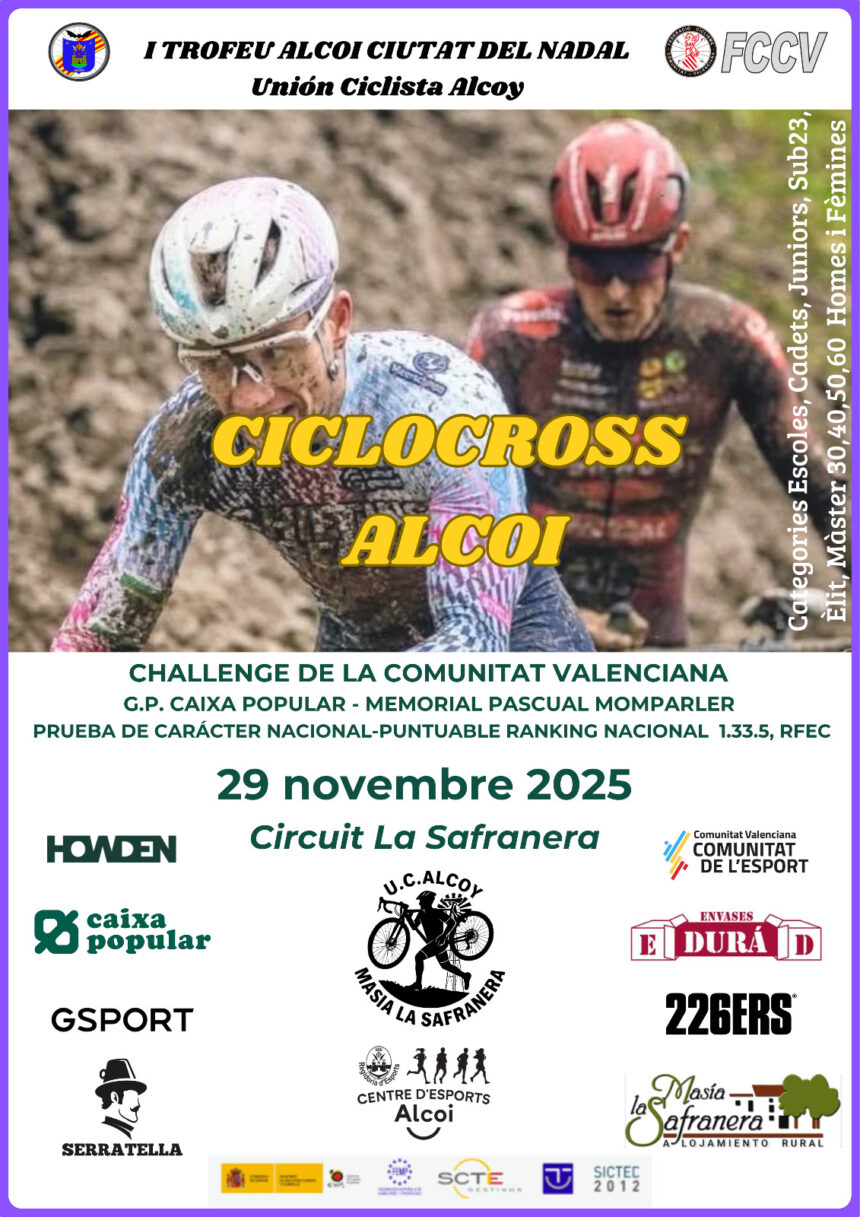 El Pelotón PREVIA | Alcoi estrena su ciclocrós con muchas ganas