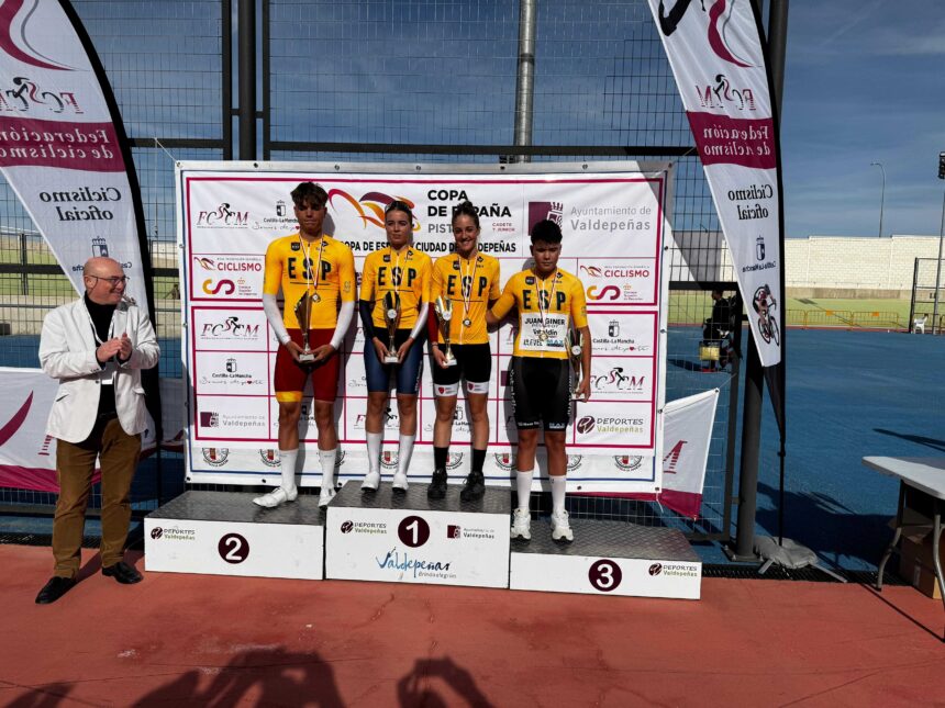 Valdepeñas corona a los primeros líderes de la Copa de España de Pista