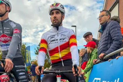 No ha sido un buen fin de semana para Felipe Orts. Foto: @photonewsbelgium @ridleyracingteam