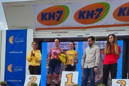 Podio sub-23 en La Garriga con Laia Bosch en lo más alto. Foto: Laia Bosch
