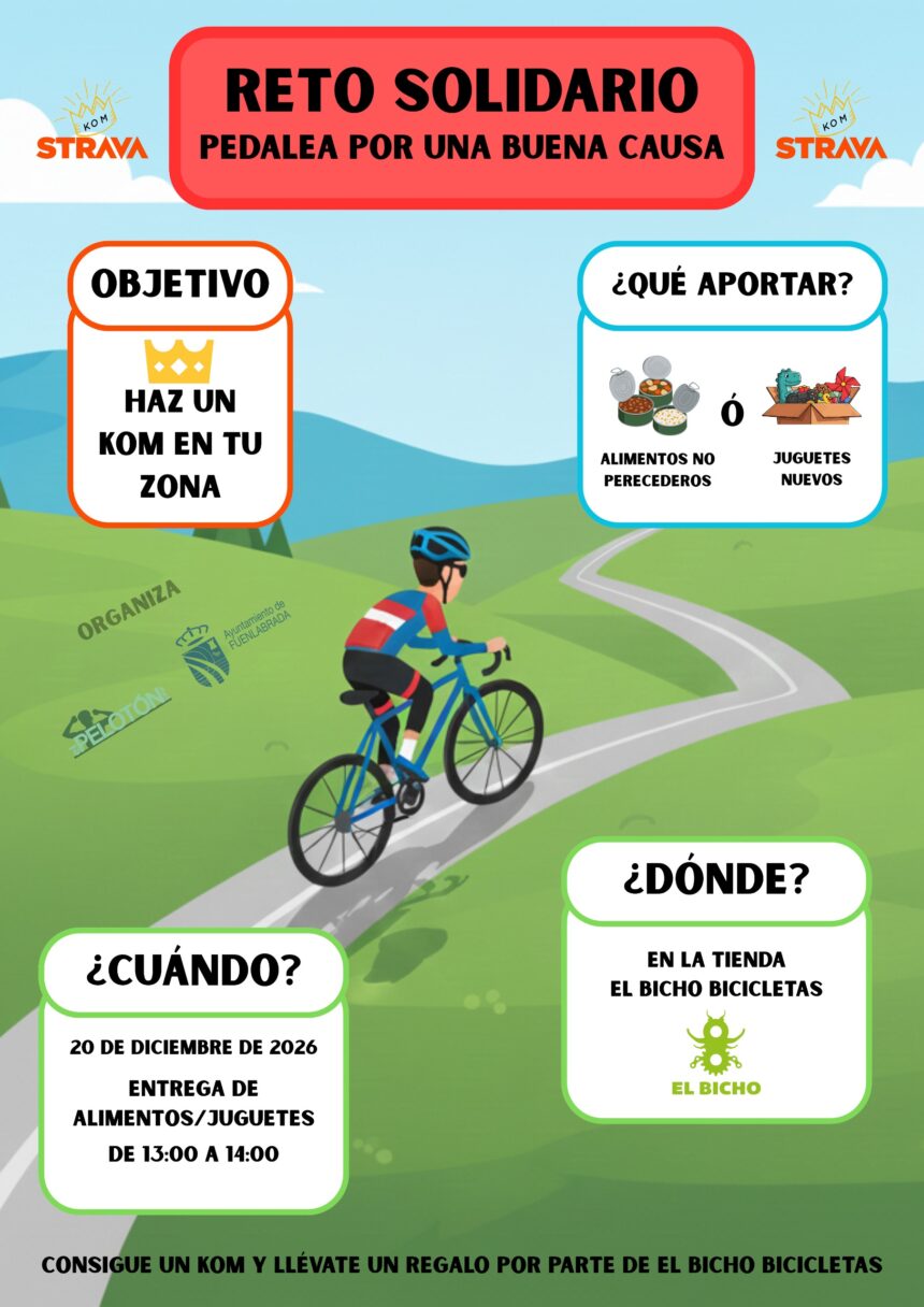 El Pelotón La Plataforma Retos Solidarios de Fuenlabrada volverá a recoger juguetes y alimentos el próximo 20 de diciembre Plataforma Retos Solidarios 2025