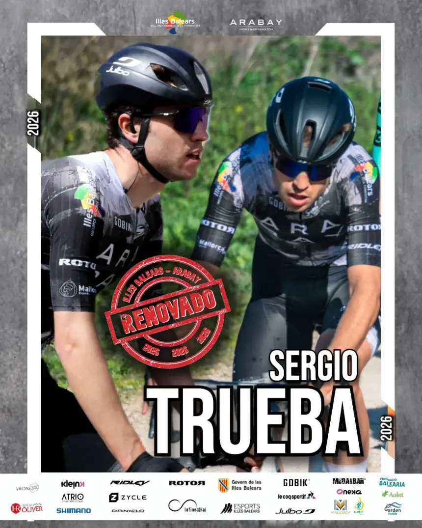 El Pelotón Sergio Trueba renueva con el Illes Balears - Arabay Pro Cycling Team El Pelotón Sergio Trueba renueva con el Illes Balears - Arabay Pro Cycling Team