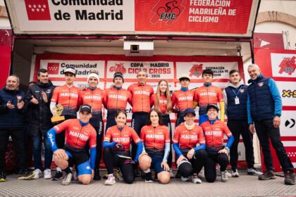 El Pelotón Triunfos claros de Miguel Díaz y Celia Romo en los Campeonatos de Madrid