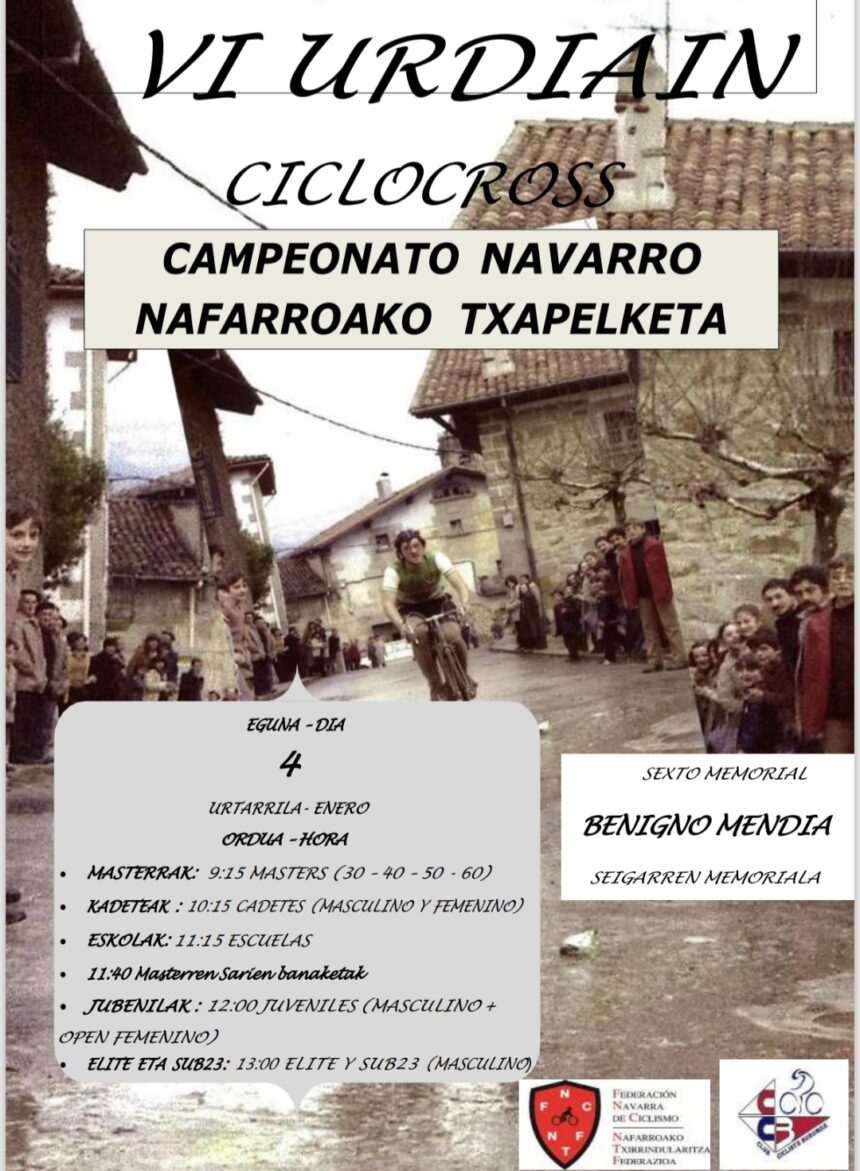 El Pelotón PREVIA | Urdiain coronará a los campeones navarros de ciclocrós