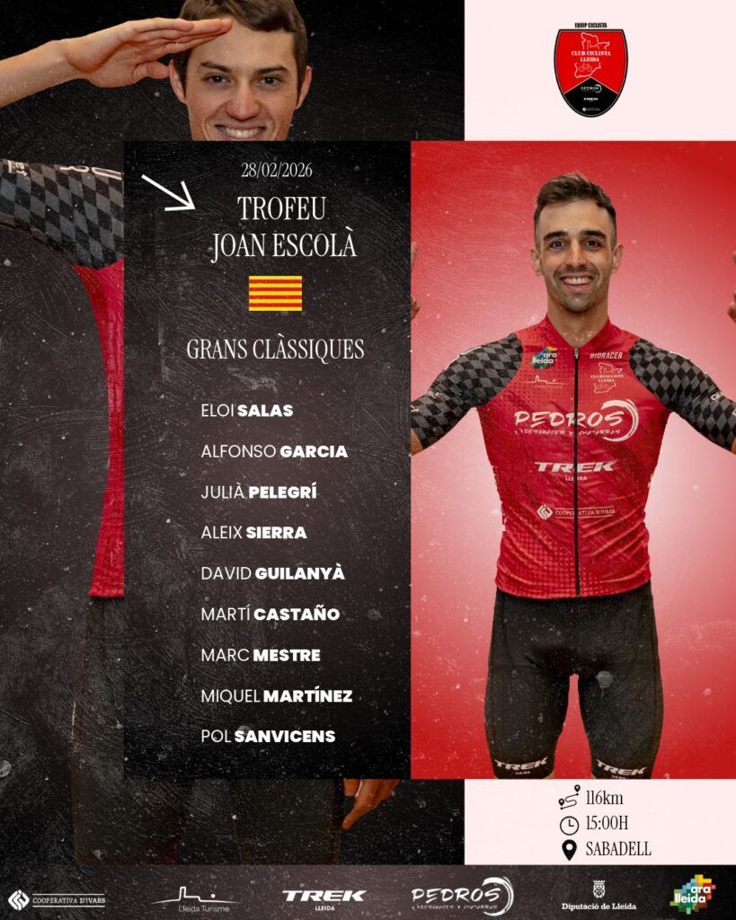 El Pelotón Dos frentes abiertos en el Trofeo Guerrita y Sabadell para el CC Lleida - DPedròs El Pelotón Dos frentes abiertos en el Trofeo Guerrita y Sabadell para el CC Lleida - DPedròs