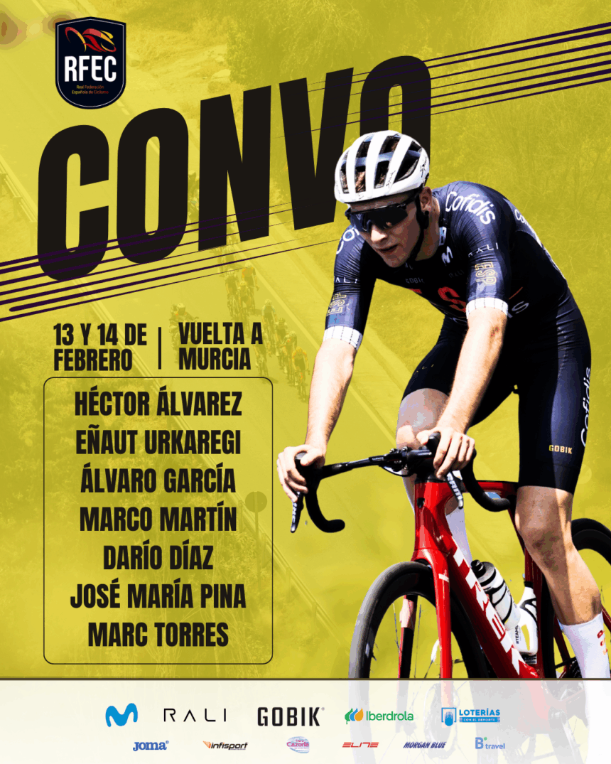 El Pelotón La Selección Española sub-23 disputará la Vuelta a la Región de Murcia y la Clásica Jaén Paraíso Interior El Pelotón La Selección Española sub-23 disputará la Vuelta a la Región de Murcia y la Clásica Jaén Paraíso Interior