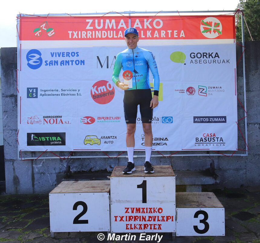 El Pelotón Mike Dogterom (Eulen Amenabar), quinto en Zumaia Mike Dogterom Eulen Amenabar Euskaldun Zumaia