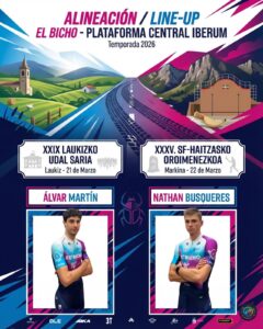 El Pelotón El Bicho - Plataforma Central Iberum recibe la llamada de la Selección Española con Hugo Pradas y Víctor García para disputar el Gran Premio Primavera de Ontur con profesionales