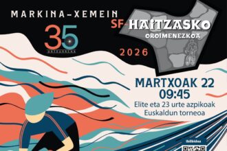 Cartel del XXXV Memorial Sabin Foruria de Markina-Xemein - Torneo Euskaldun 2026
