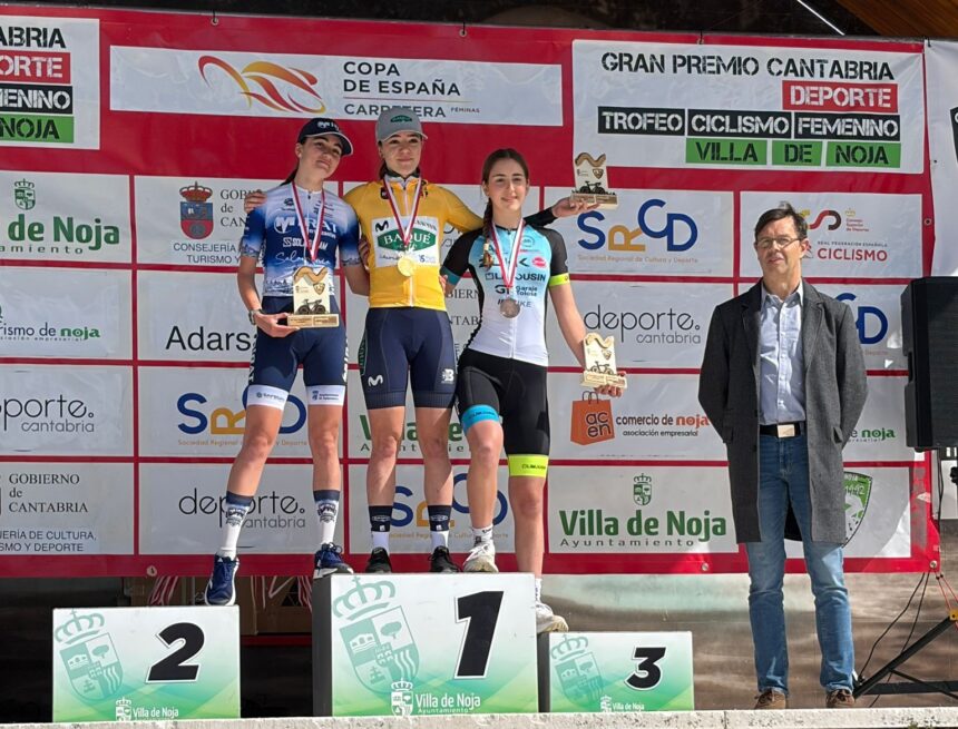 El Pelotón Eva Anguela vence en Noja y se viste como líder de la Copa de España Féminas