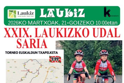 Cartel de la XXIX Laukizko Udal Saria - Torneo Euskaldun 2026