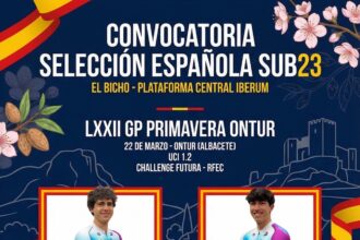 El Pelotón El Bicho - Plataforma Central Iberum es nacional: Hugo Pradas y Víctor García se vestirán el maillot de la Selección Española Sub-23 para disputar el Gran Premio Primavera de Ontur