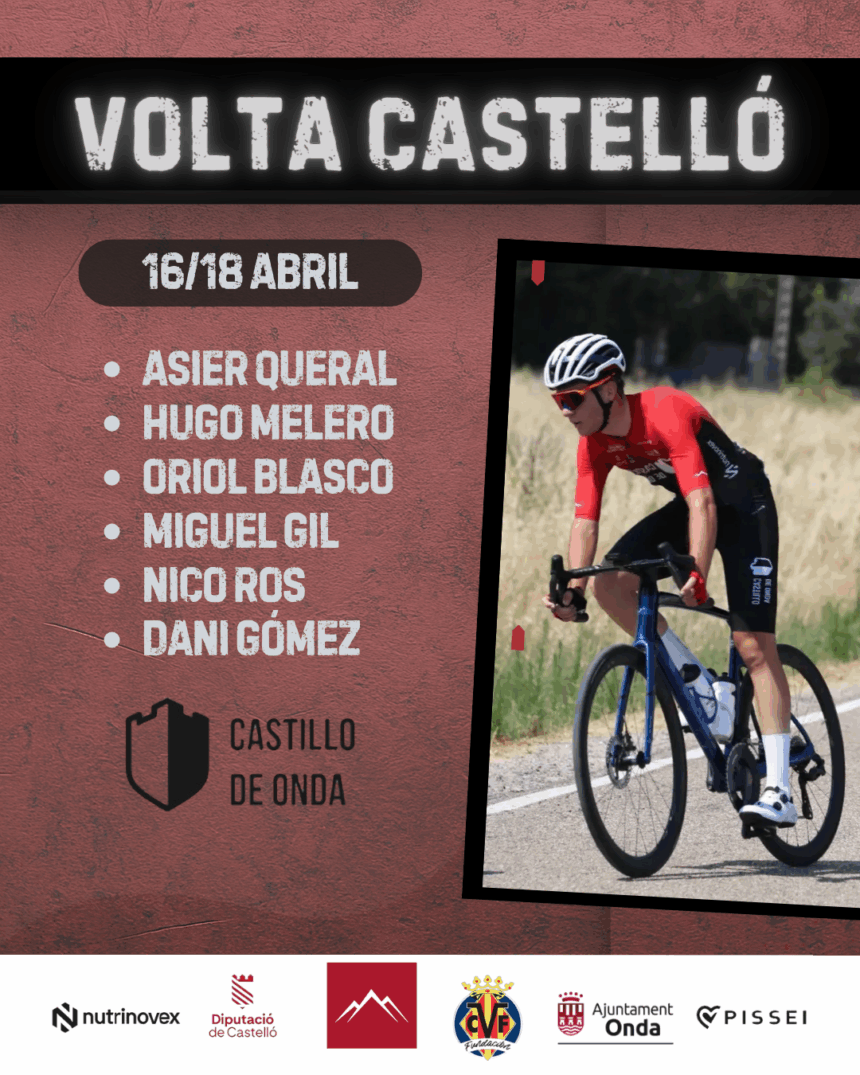 El Pelotón El Castillo de Onda afronta el fin de semana más importante de la temporada con la Volta Castelló y el Trofeo Víctor Cabedo