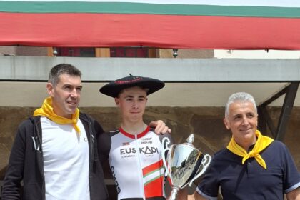 Marco Martín, ganador de las pruebas de Lazkao y Natxitua (Foto: @Mertxe_Beriain)