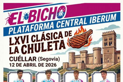 El Pelotón El Bicho - Plataforma Central Iberum buscará hincarle el diente a la Clásica de la Chuleta y Hugo Pradas vuelve a la Selección Española Sub-23