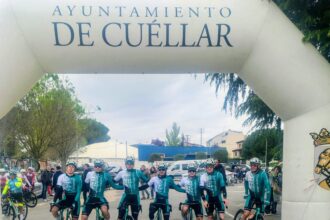 El Pelotón Buena vuelta a la competición para el Controlpack en Cuélllar