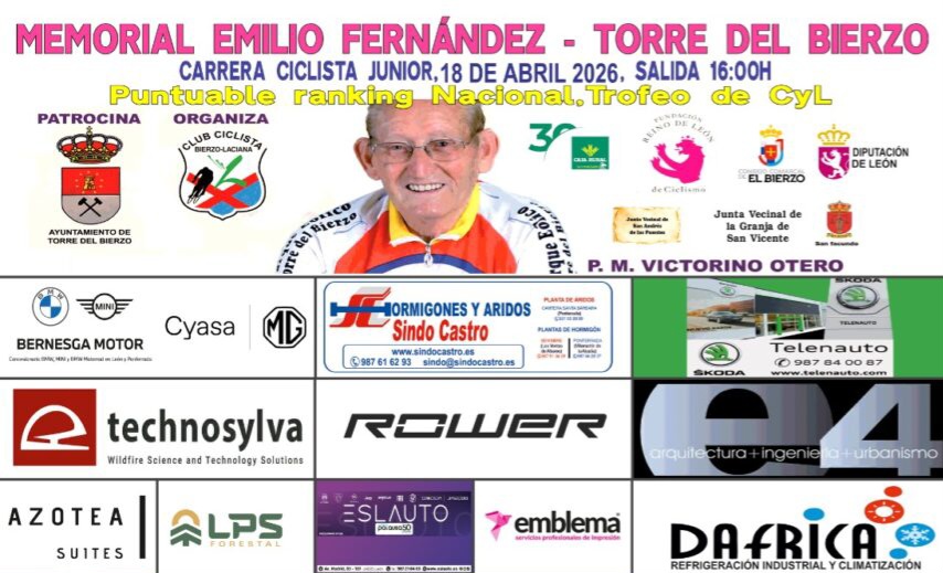 Cartel del Memorial Emilio Fernández de Torre del Bierzo 2026