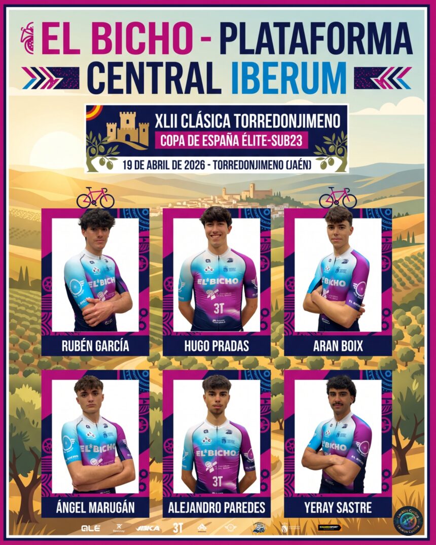 El Pelotón El Bicho - Plataforma Central Iberum, ante una nueva oportunidad de brillar en la Copa de España Élite y Sub-23