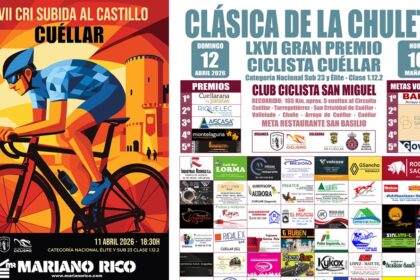 Carteles de la Subida al Castillo de Cuéllar y la Clásica de la Chuleta 2026