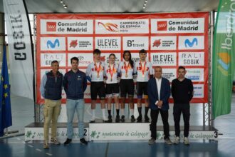 El Pelotón La Comunidad Valenciana y Cataluña, protagonistas en la segunda jornada del Campeonato de España de Pista Júnior y Cadete de Galapagar