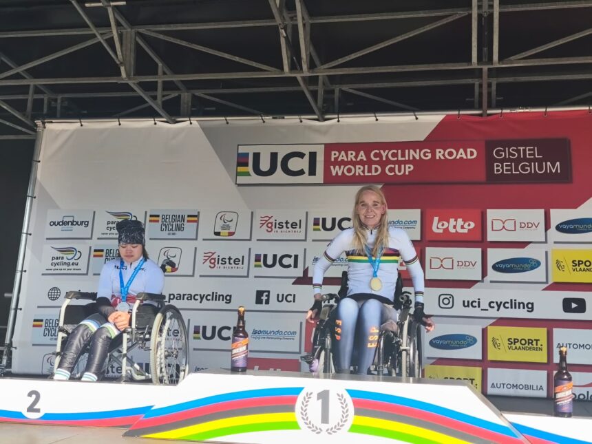 El Pelotón Manuela Vos y Sergio Garrote suman las primeras medallas para la Selección Española en Gistel