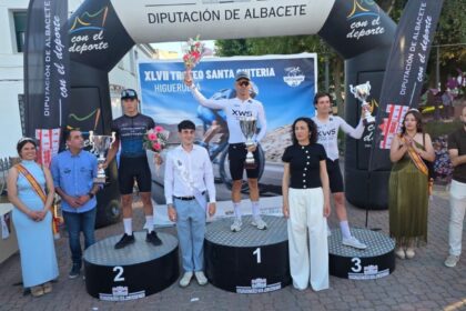 Podio del Trofeo Santa Quiteria de Higueruela 2026 (Foto: Julian Palomar)