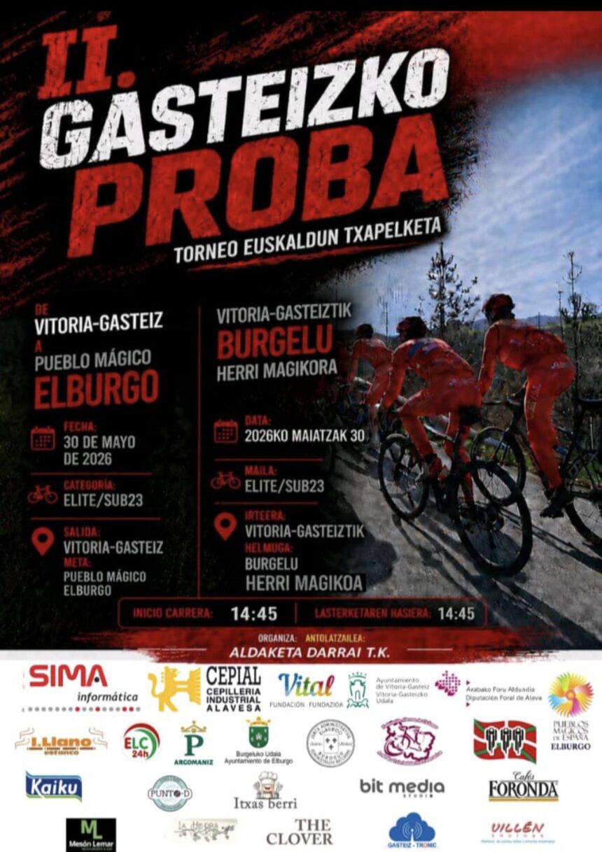 Cartel de la II Gasteizko Proba - Torneo Euskaldun 2026