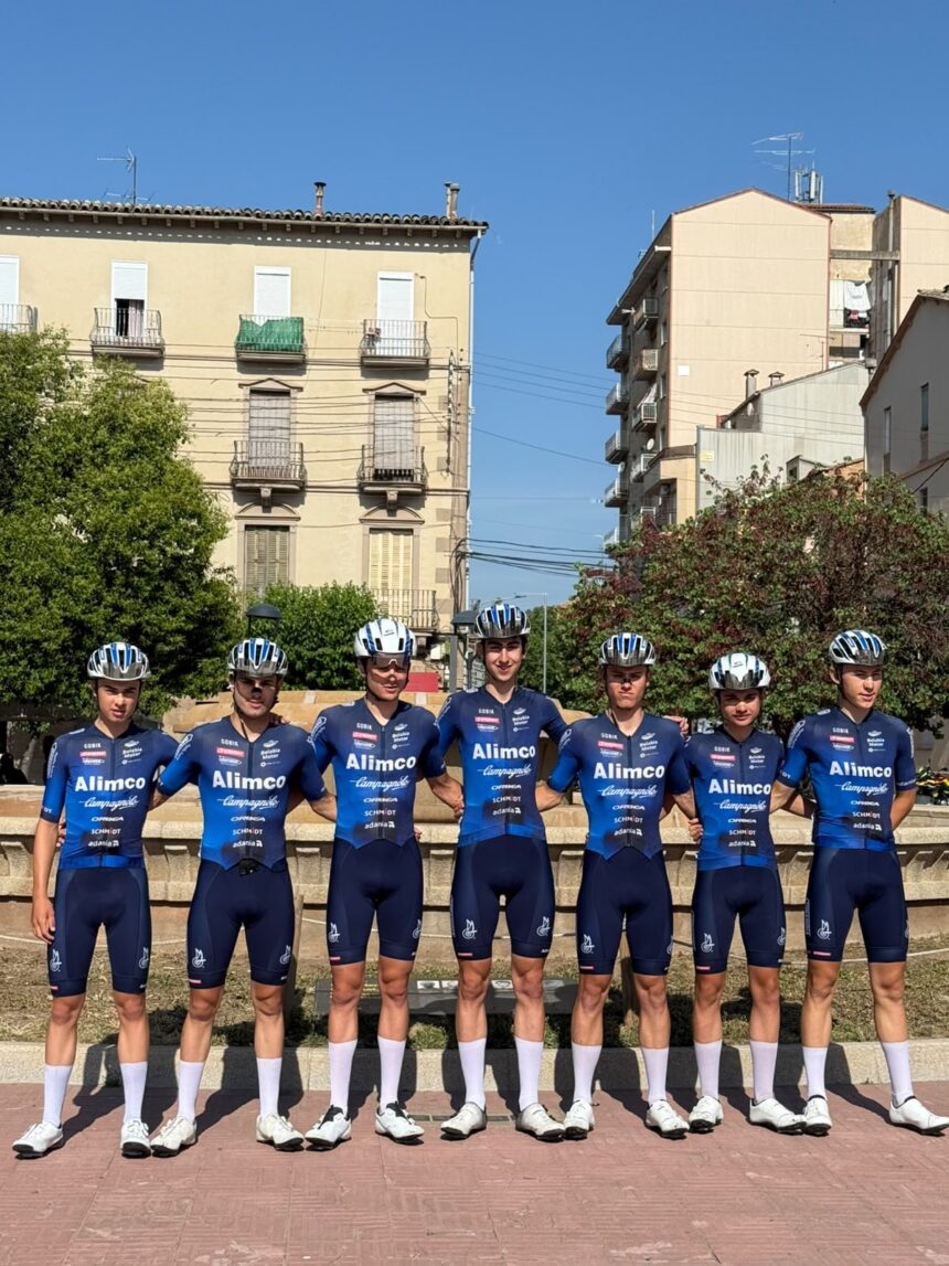 El Pelotón ALIMCO CAMPAGNOLO completa la Cursa del Llobregat con valentía y ambición ALIMCO CAMPAGNOLO Cursa del Llobregat