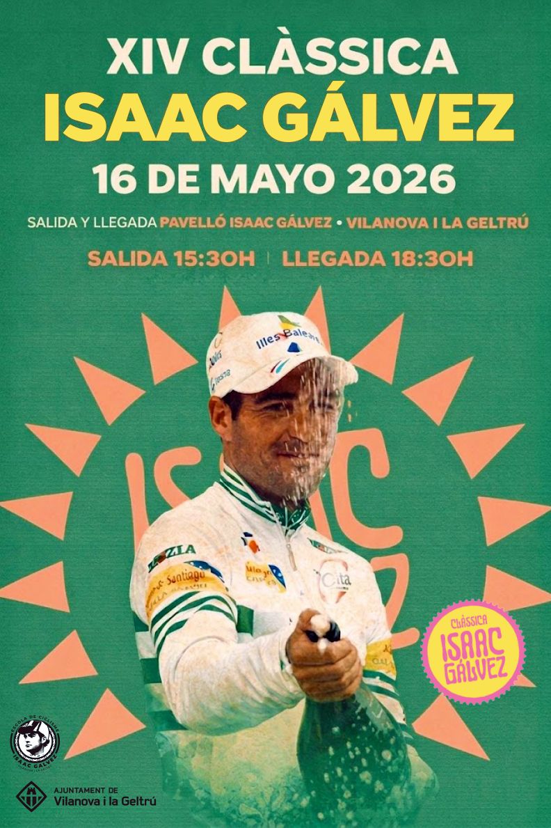 El Pelotón PREVIA | El quinto sorbo de las Grans Clàssiques se toma entre los viñedos y camís de la Clásica Isaac Gálvez Cartel de la Clásica Isaac Gálvez 2026
