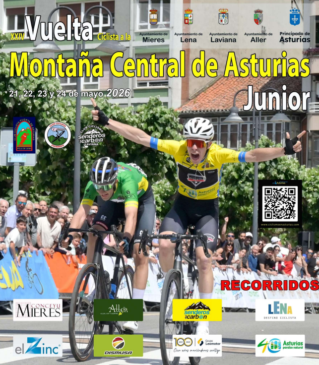 Cartel de la XXIV Vuelta a la Montaña Central de Asturias