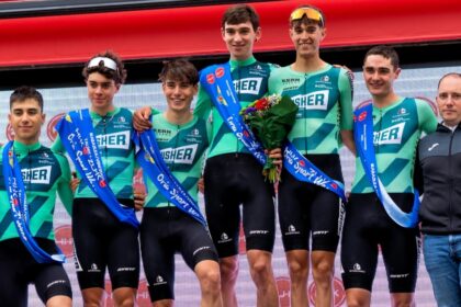 El Pelotón El Equipo Finisher, protagonista en Legazpi y Valenciaga