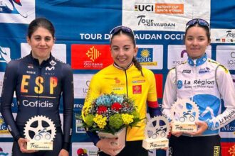 El Pelotón Alejandra Neira gana la segunda etapa del Tour de Gevaudan y finaliza en el pódium