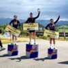 El Pelotón Estíbaliz Sagardoy, Nuria Bosch y Marta Cano suben al podio en la UCI Mountain Bike Continental Series de Cheile Grădiștei