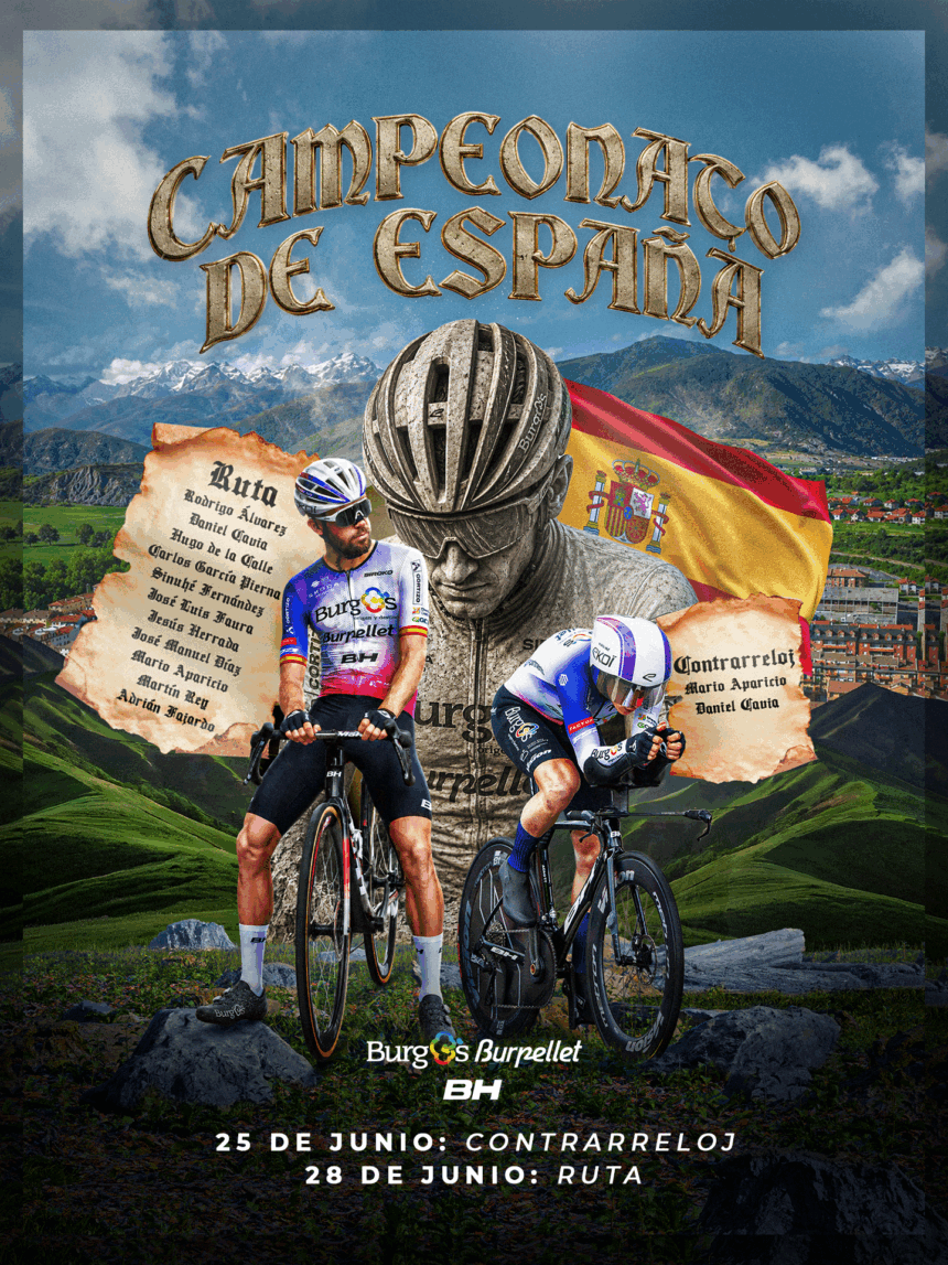 El Pelotón El Burgos Burpellet BH compite en nueve campeonatos nacionales por todo el mundo Burgos Burpellet BH Campeonato de España