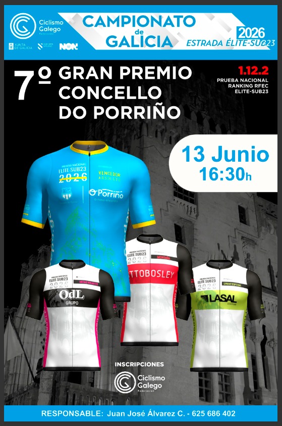 Cartel del 7º GP Concello do Porriño 2026