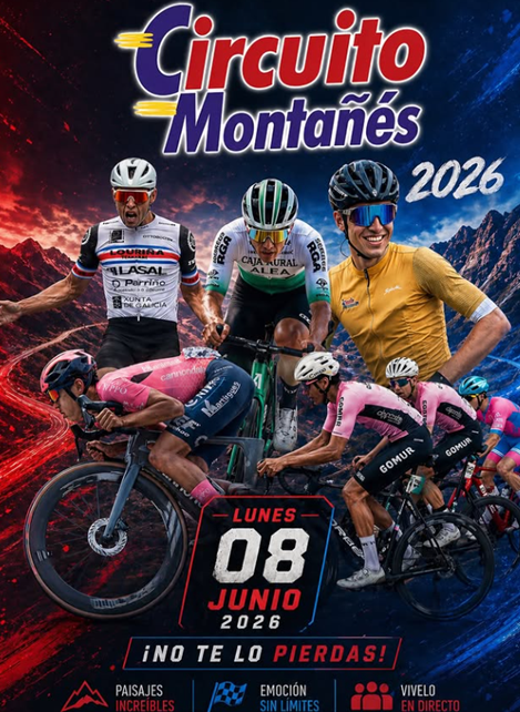 El Pelotón PREVIA | Renedo de Piélagos acoge el Circuito Montañés 2026 en versión clásica Cartel del Circuito Montañés 2026