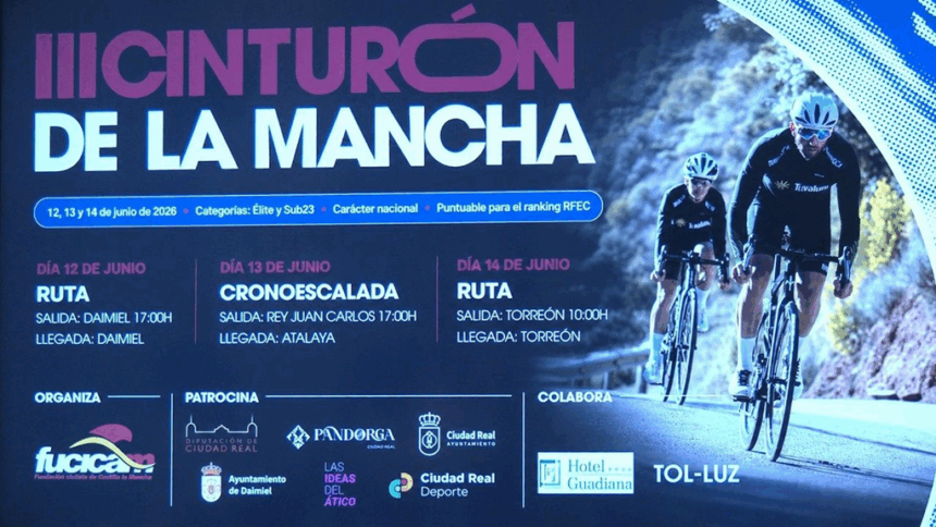 Cartel del III Cinturón de La Mancha-GP Ciudad Real 2026