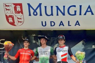 El Pelotón Albert Roca (Caja Rural-Alea) suma otra victoria en el Memorial Sagasti-GP Mungia