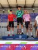 Podio de la prueba de Ataun con Errasti, Conejero y del Cid (Foto: @equipogomur)