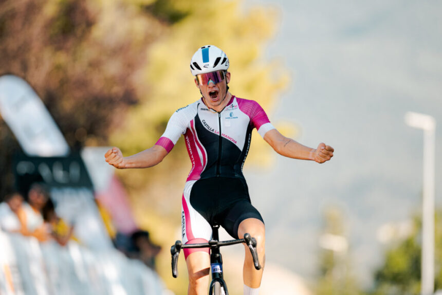 El Pelotón Manuel Sanroma (Equipo Cortizo), campeón de España de ruta sub-23 con Castilla-La Mancha