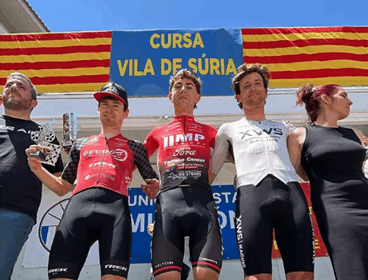 Podio de la X Cursa Vila de Súria 2026 (Foto: @cursa_vila_de_suria)