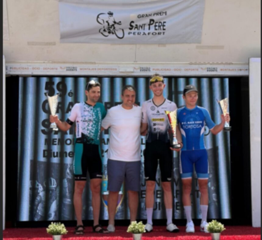 El Pelotón Fran Bennassar (High Level-GSport) cumple con los pronósticos y gana en Perafort Podio de Perafort 2026 con Fran Bennassar como ganador (Foto: @GSportTeam)