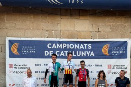 El Pelotón Medalla de plata para Llibert Sendrós (Controlpack) en el Campionat de Catalunya CRI élite