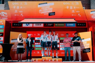 El Pelotón Mireia Benito, Benjamín Noval y Alejandra Neira conquistan las contrarrelojes del Campeonato de España en Sabiñánigo
