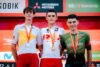 Podio del #CESabiñánigo26 de CRI sub-23 masculino (Foto: RFEC)