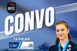 El Pelotón Convocatoria de la Selección Española para el Europeo de Pista júnior y sub23 de Cottbus